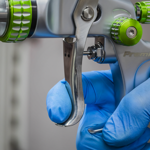 Sealey LVLP01 Premier Professional LVLP Gravity Feed Spray Gun 1.4mm Set-Up - additional view 4