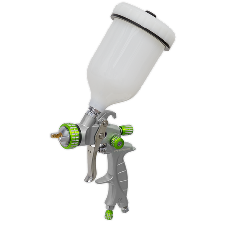 Sealey LVLP01 Premier Professional LVLP Gravity Feed Spray Gun 1.4mm Set-Up