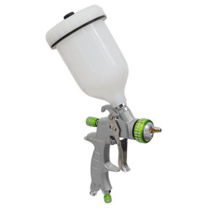 Sealey LVLP01 Premier Professional LVLP Gravity Feed Spray Gun 1.4mm Set-Up - additional view 2