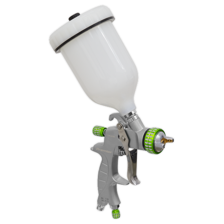 Sealey LVLP01 Premier Professional LVLP Gravity Feed Spray Gun 1.4mm Set-Up - additional view 2