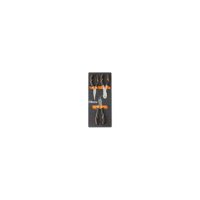 Beta Foam Tray With Bm Pliers And Nippers, 3-Piece - M136