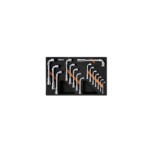 Beta Soft Thermoformed Tray With 16 Double Ended Offset Socket Wrenches - 933 - M75