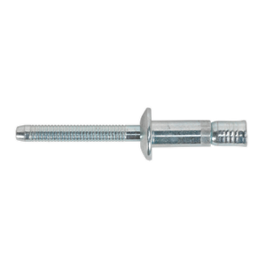 Sealey MB6332 Zinc Plated Steel Structural Rivet 6.3 x 32mm - Pack of 100