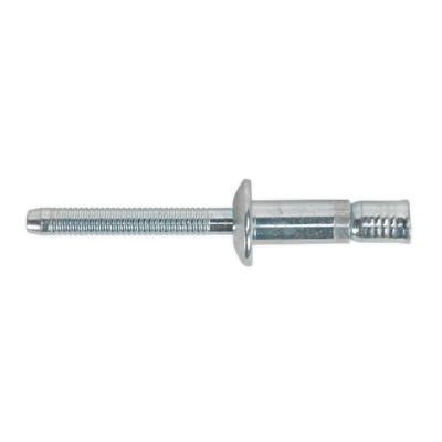 Sealey MB6332 Zinc Plated Steel Structural Rivet 6.3 x 32mm - Pack of 100