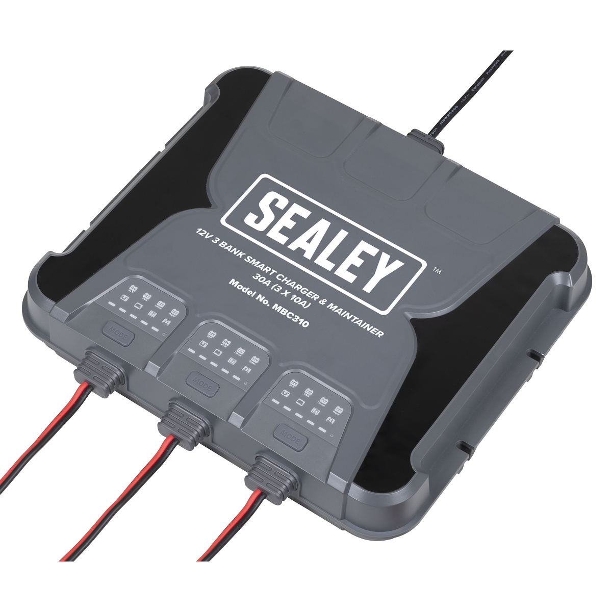 Sealey MBC310 3 Bank 12V Smart Charger & Maintainer 30A (3 x 10A) - additional view 2