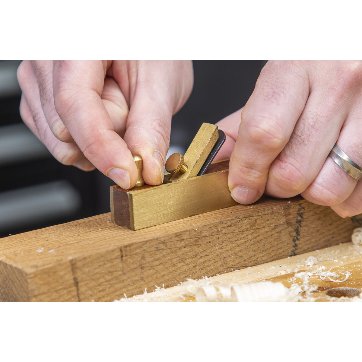 Sealey MBP03 Mini Brass Plane Set 3pc - additional view 10