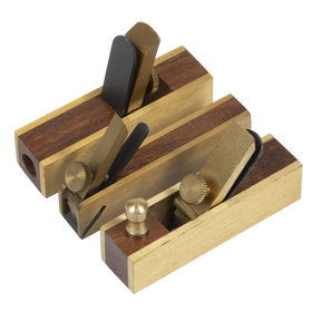 Sealey MBP03 Mini Brass Plane Set 3pc