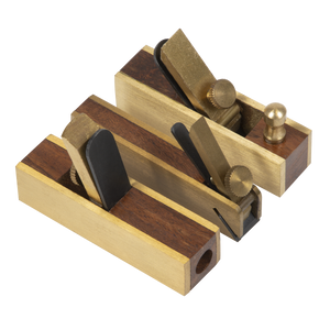 Sealey MBP03 Mini Brass Plane Set 3pc - additional view 2