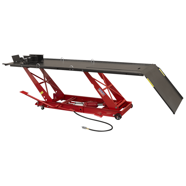 Sealey MC401A Air/Hydraulic Motorcycle Lift 454kg Capacity