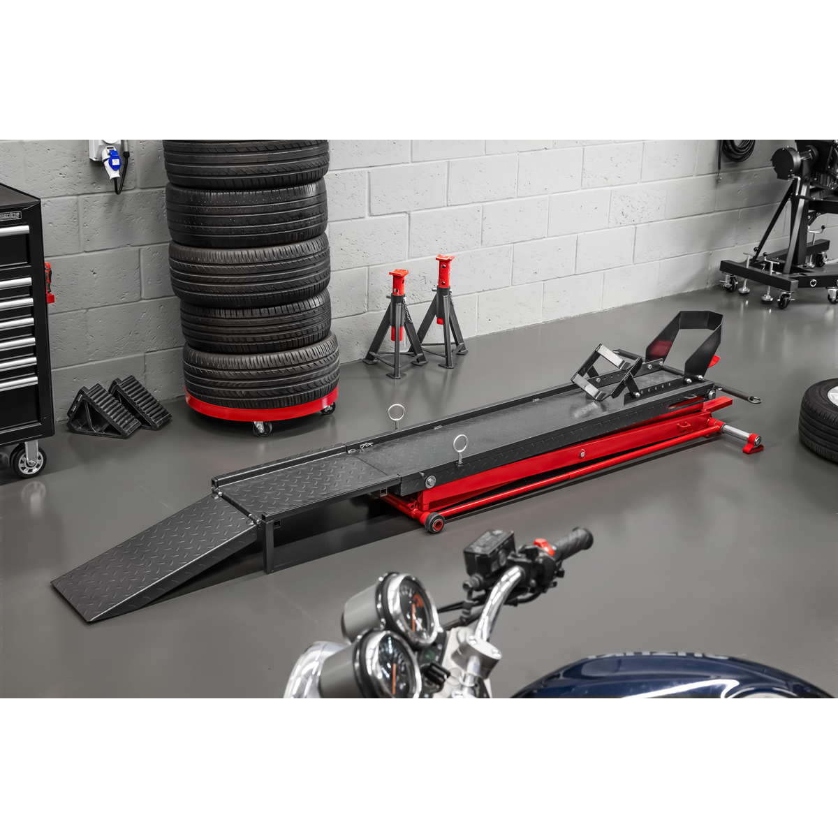 Sealey MC550 Hydraulic Motorcycle Lift 450kg Capacity - additional view 15