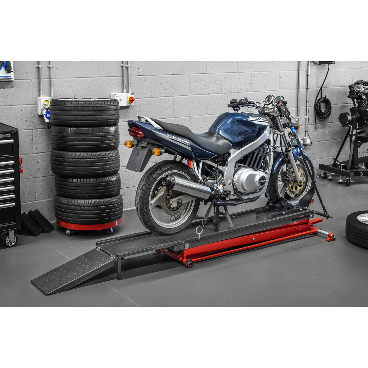 Sealey MC550 Hydraulic Motorcycle Lift 450kg Capacity - additional view 11