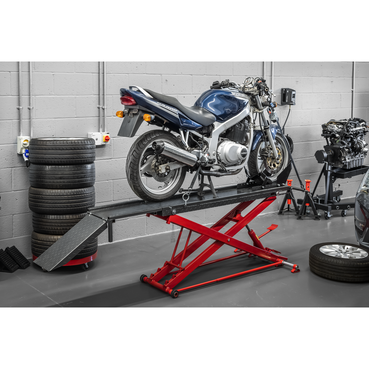 Sealey MC550 Hydraulic Motorcycle Lift 450kg Capacity - additional view 12