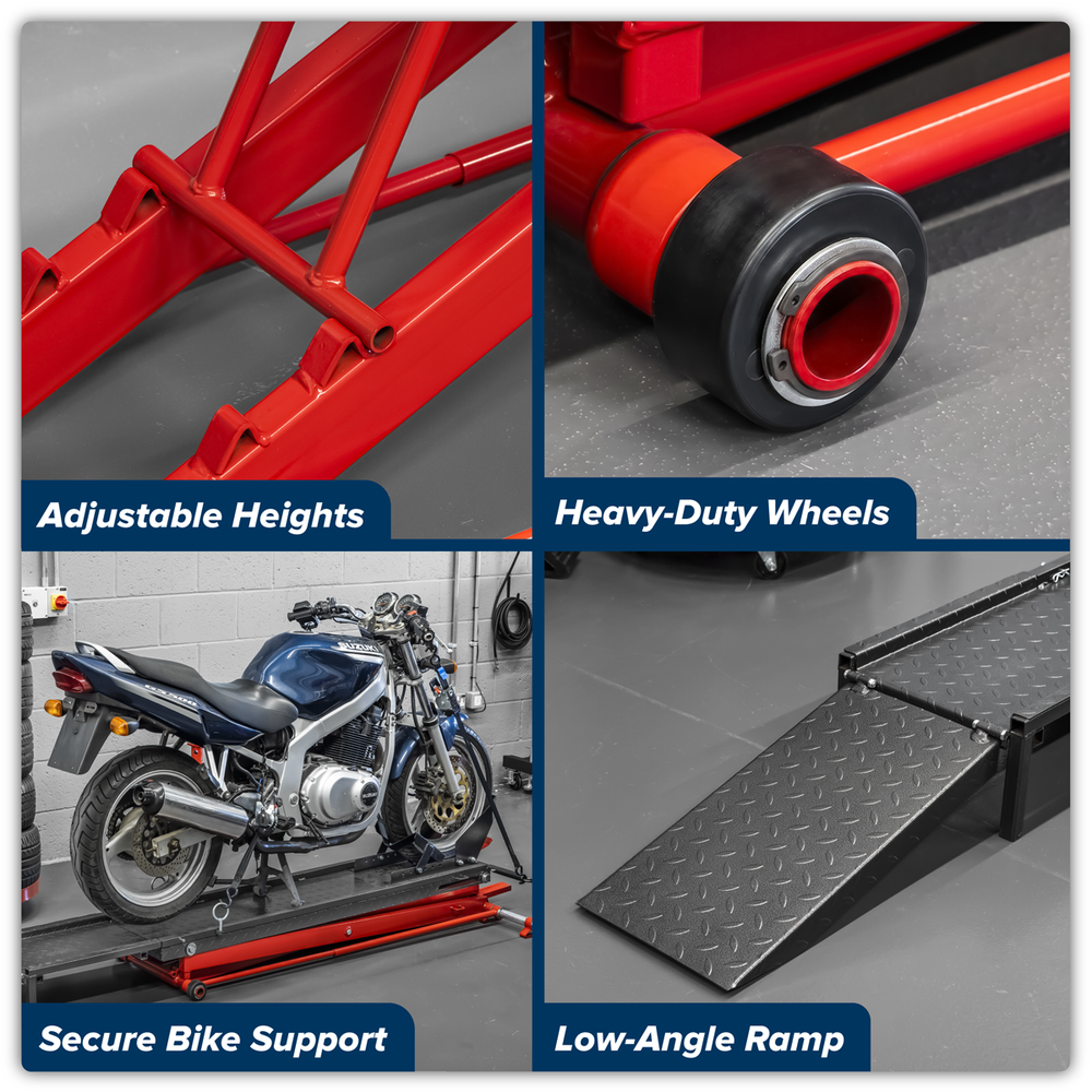 Sealey MC550 Hydraulic Motorcycle Lift 450kg Capacity - additional view 7