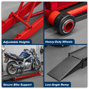 Sealey MC550 Hydraulic Motorcycle Lift 450kg Capacity - additional view 7