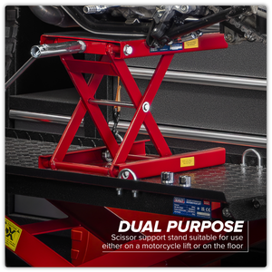 Sealey MC5908 Motorcycle Scissor Stand 450kg Capacity - additional view 12
