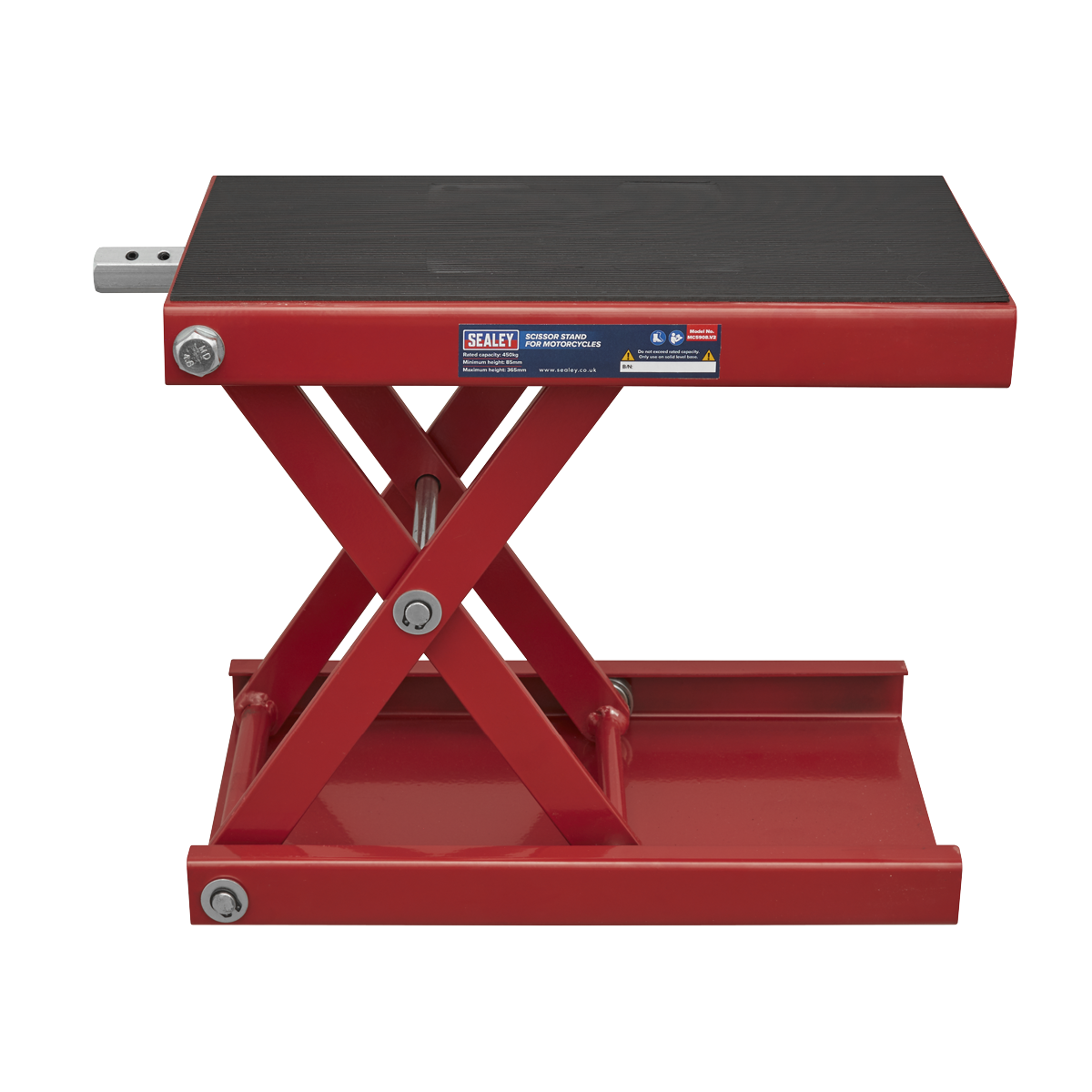 Sealey MC5908 Motorcycle Scissor Stand 450kg Capacity - additional view 4