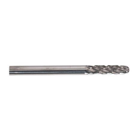Sealey MCB002 Micro Carbide Burr Ball Nose Cylindrical 3mm - Pack of 3
