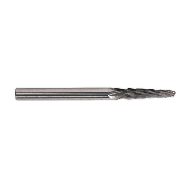 Sealey MCB004 Micro Carbide Burr Ball Nose Taper 3mm - Pack of 3