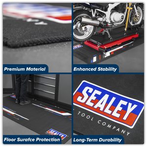 Sealey MCGM01 Motorcycle Garage Mat - additional view 2