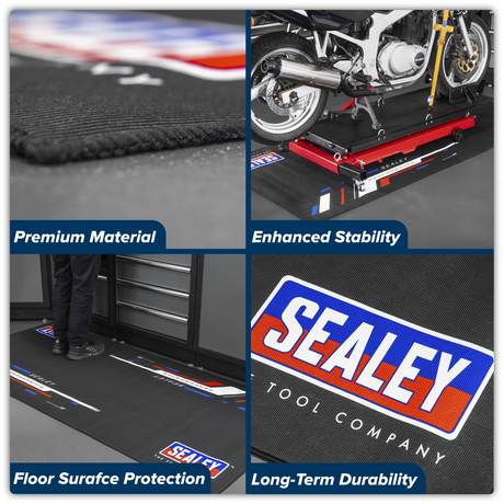 Sealey MCGM01 Motorcycle Garage Mat - additional view 2