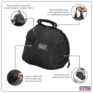 Sealey MCHB02 Fleece Lined Helmet Bag - Large - additional view 9