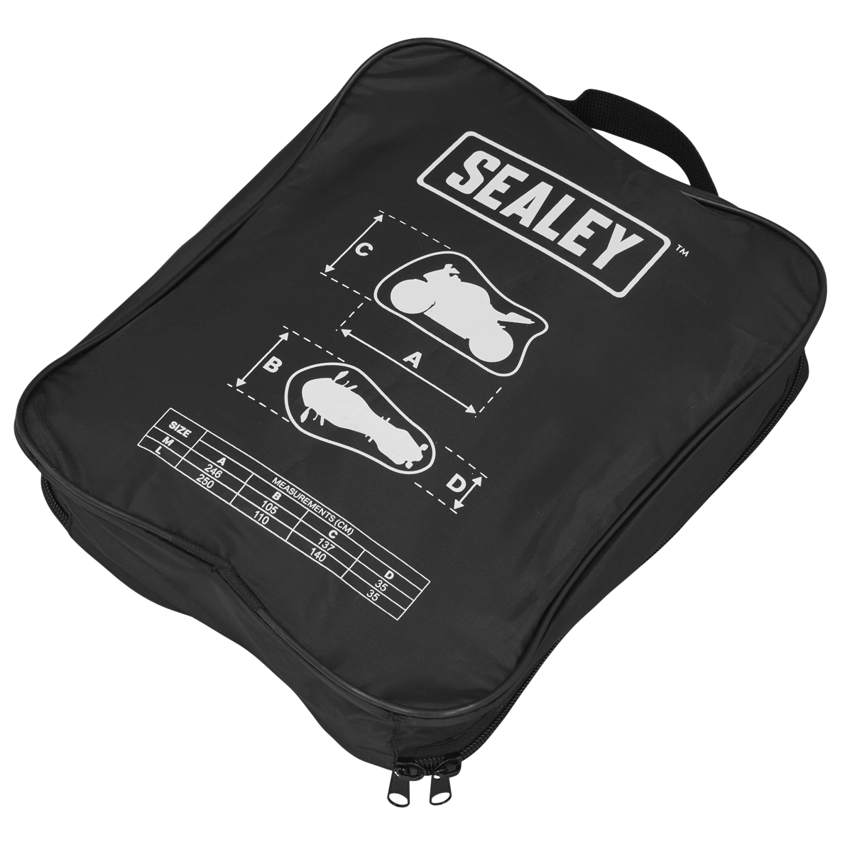 Sealey MCL Motorcycle Cover 2500 x 1100 x 1400mm - Large - additional view 5