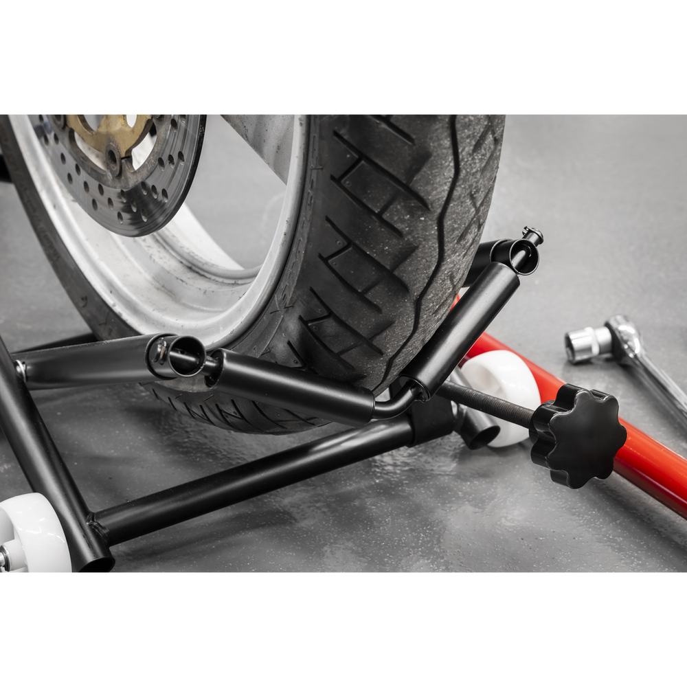Sealey MCWL Motorcycle Wheel Adjustable Support with Rollers - additional view 5
