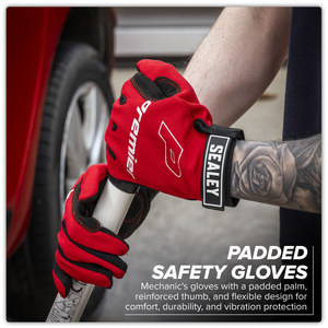 Sealey MG796XL Premier Mechanic's Gloves Padded Palm - Extra-Large Pair - additional view 8