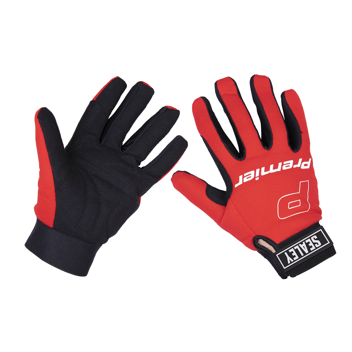 Sealey MG796XL Premier Mechanic's Gloves Padded Palm - Extra-Large Pair