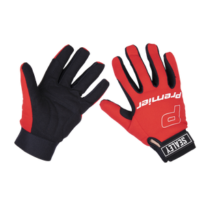 Sealey MG796XL Premier Mechanic's Gloves Padded Palm - Extra-Large Pair