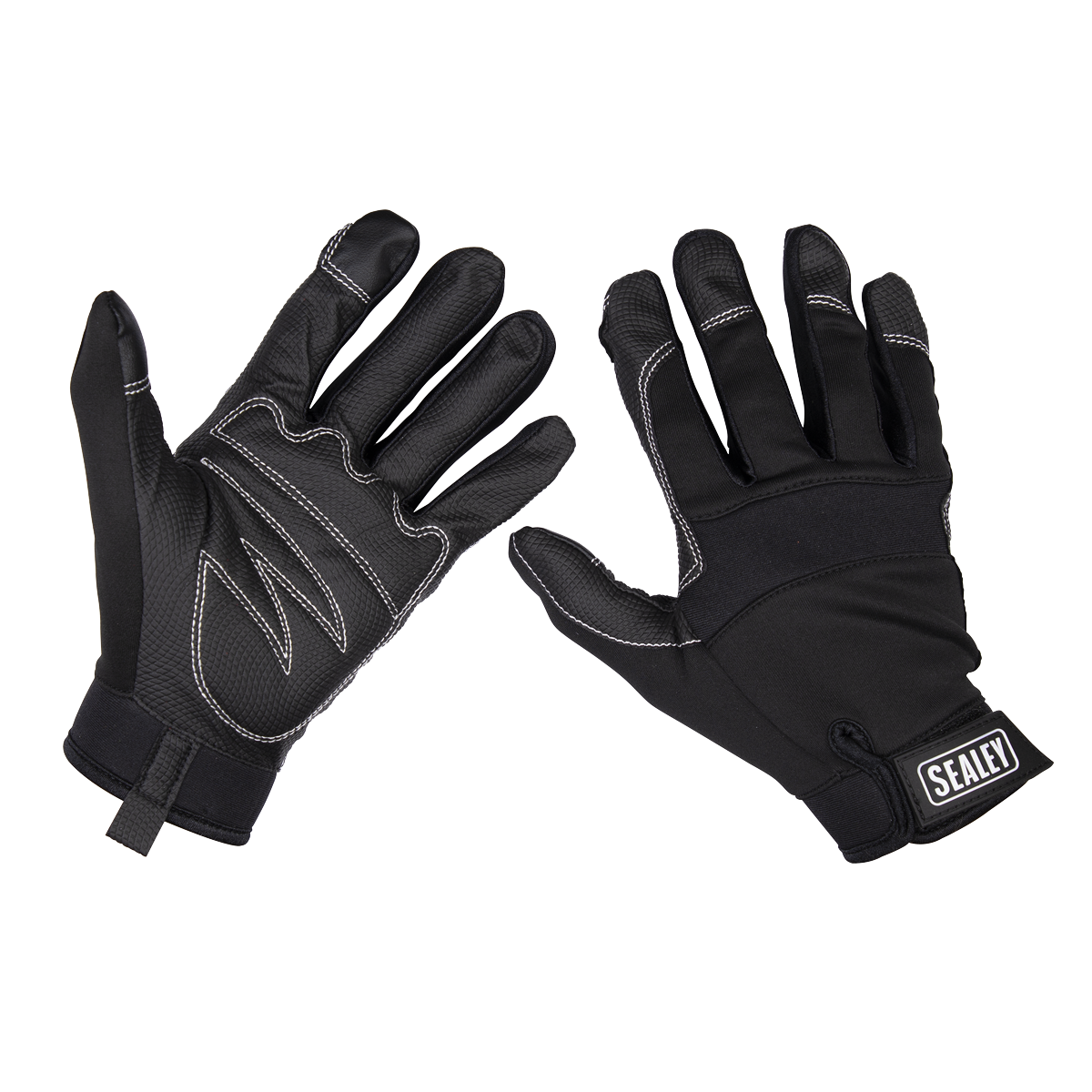 Sealey MG798L Premier Light Palm Tactouch Mechanic's Gloves (9) - Large