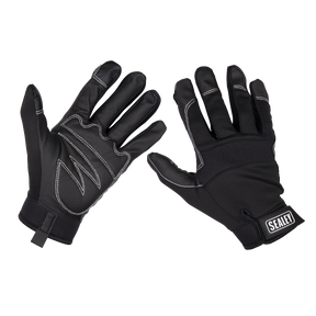 Sealey MG798L Premier Light Palm Tactouch Mechanic's Gloves (9) - Large