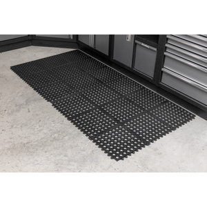 Sealey MIC9292 Interlocking Anti-Fatigue Matting 920 x 920mm - additional view 4