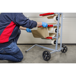 Sealey MK63 Masking Paper Dispenser Tree 2 x 300mm & 2 x 450mm Rolls - additional view 6