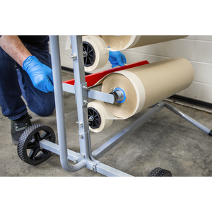 Sealey MK63 Masking Paper Dispenser Tree 2 x 300mm & 2 x 450mm Rolls - additional view 9