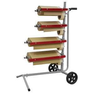 Sealey MK63 Masking Paper Dispenser Tree 2 x 300mm & 2 x 450mm Rolls - additional view 3