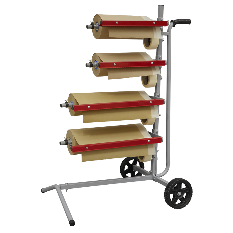 Sealey MK63 Masking Paper Dispenser Tree 2 x 300mm & 2 x 450mm Rolls - additional view 3