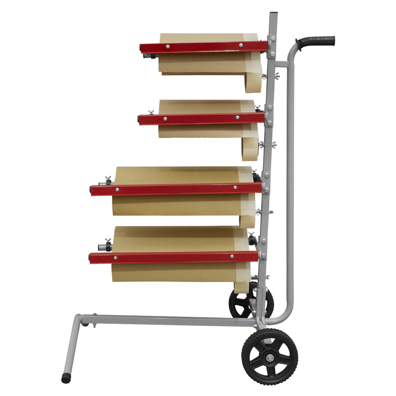 Sealey MK63 Masking Paper Dispenser Tree 2 x 300mm & 2 x 450mm Rolls - additional view 4
