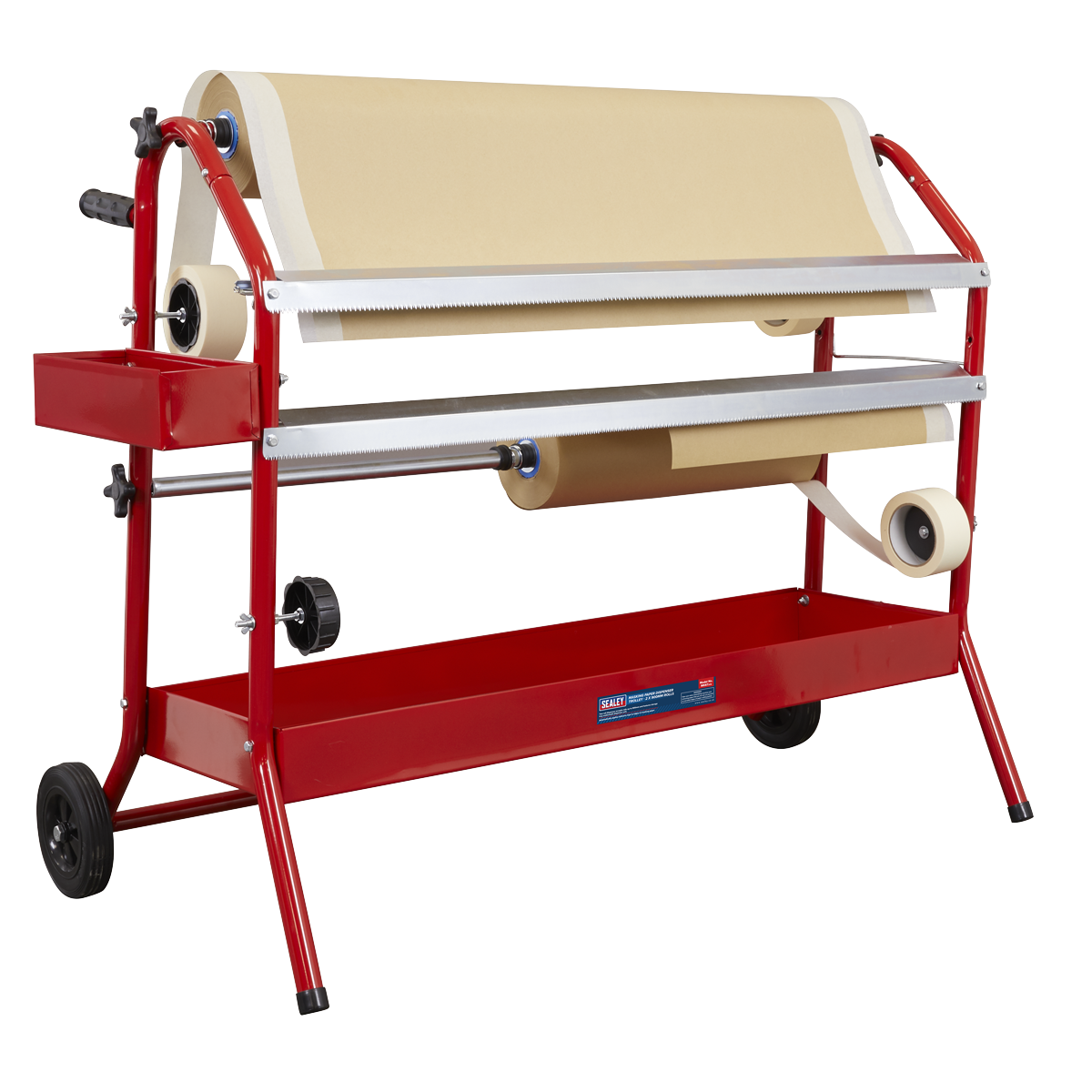 Sealey MK67 Masking Paper Dispenser Trolley 2 x 900mm Rolls