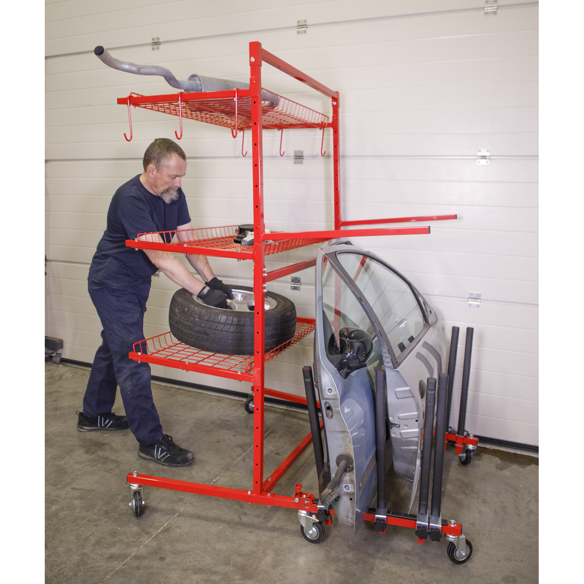 Sealey MK75 Parts Cart with Panel Train - additional view 6