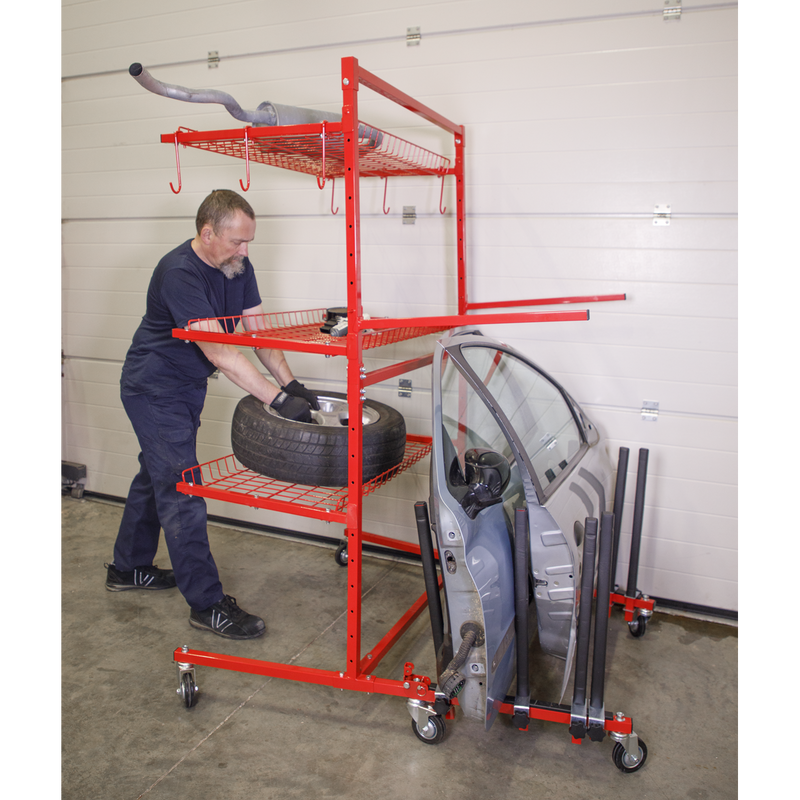 Sealey MK75 Parts Cart with Panel Train - additional view 6