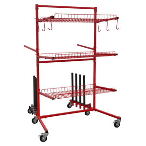 Sealey MK75 Parts Cart with Panel Train