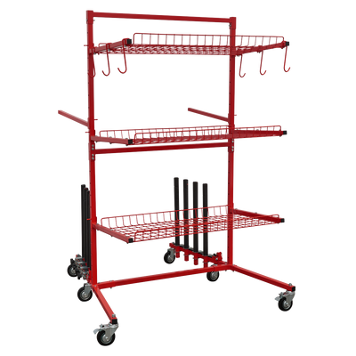 Sealey MK75 Parts Cart with Panel Train