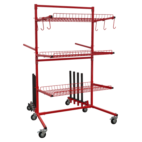 Sealey MK75 Parts Cart with Panel Train