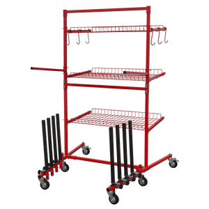 Sealey MK75 Parts Cart with Panel Train - additional view 2