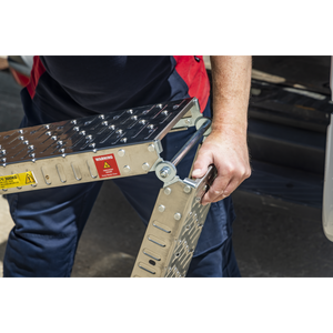 Sealey MR270 Stainless Steel Loading Ramp 270kg Capacity - additional view 6