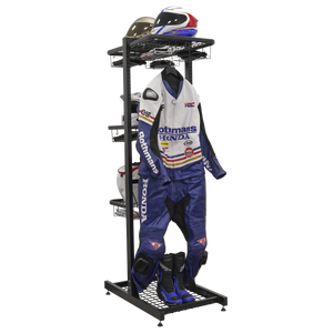 Sealey MS081FS2 Freestanding Motorcycle Helmet & Gear Storage - additional view 4