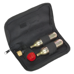 Sealey MS087 Motorcycle CO2 Emergency Tyre Inflator Kit