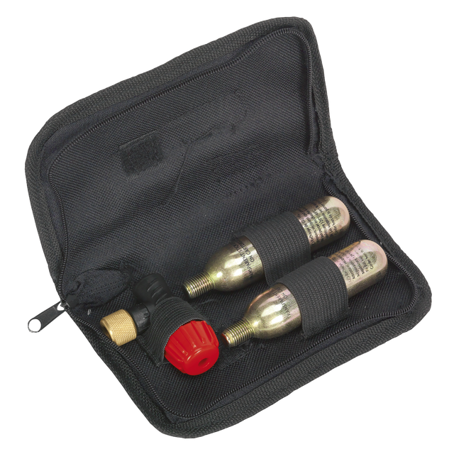 Sealey MS087 Motorcycle CO2 Emergency Tyre Inflator Kit
