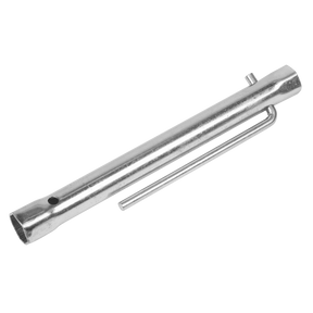 Sealey MS157 Long Reach Double End Spark Plug Box Spanner with L-Bar 16/18mm